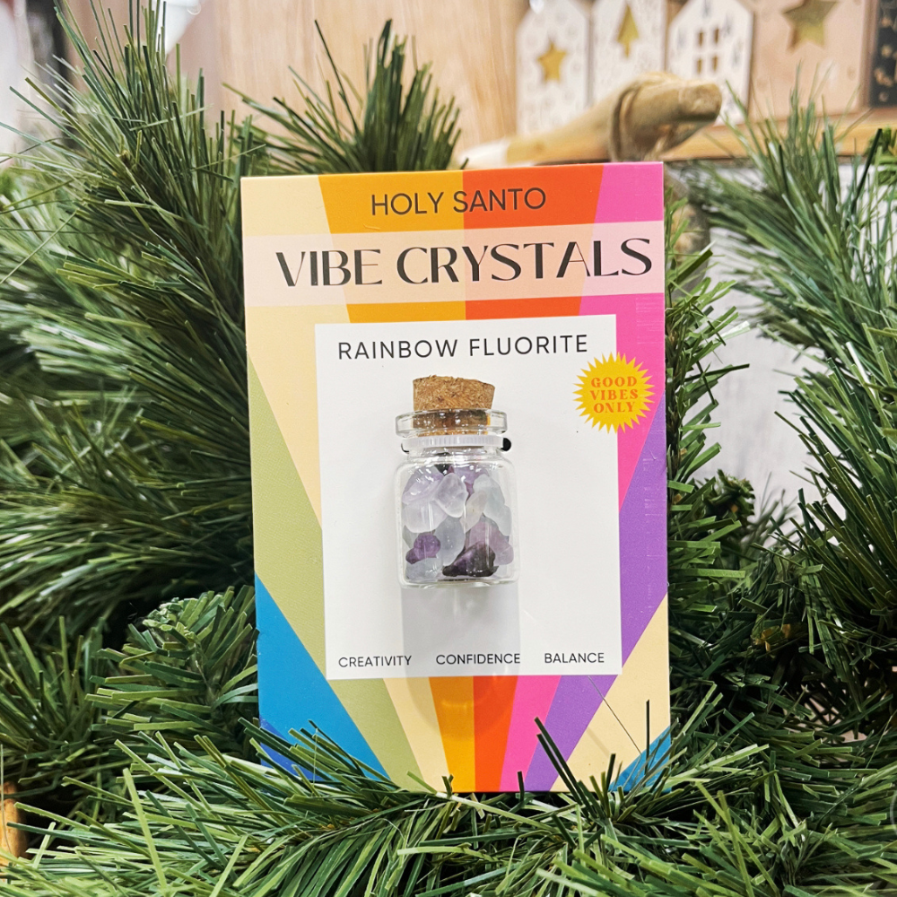 Vibe Crystals - Mini Crystal Jars for Love, Protection, Intuition, Balance, Clarity, and Energy