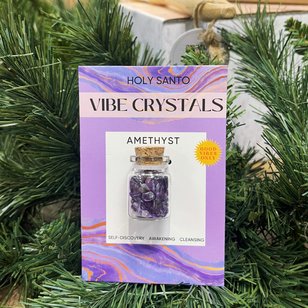 Vibe Crystals - Mini Crystal Jars for Love, Protection, Intuition